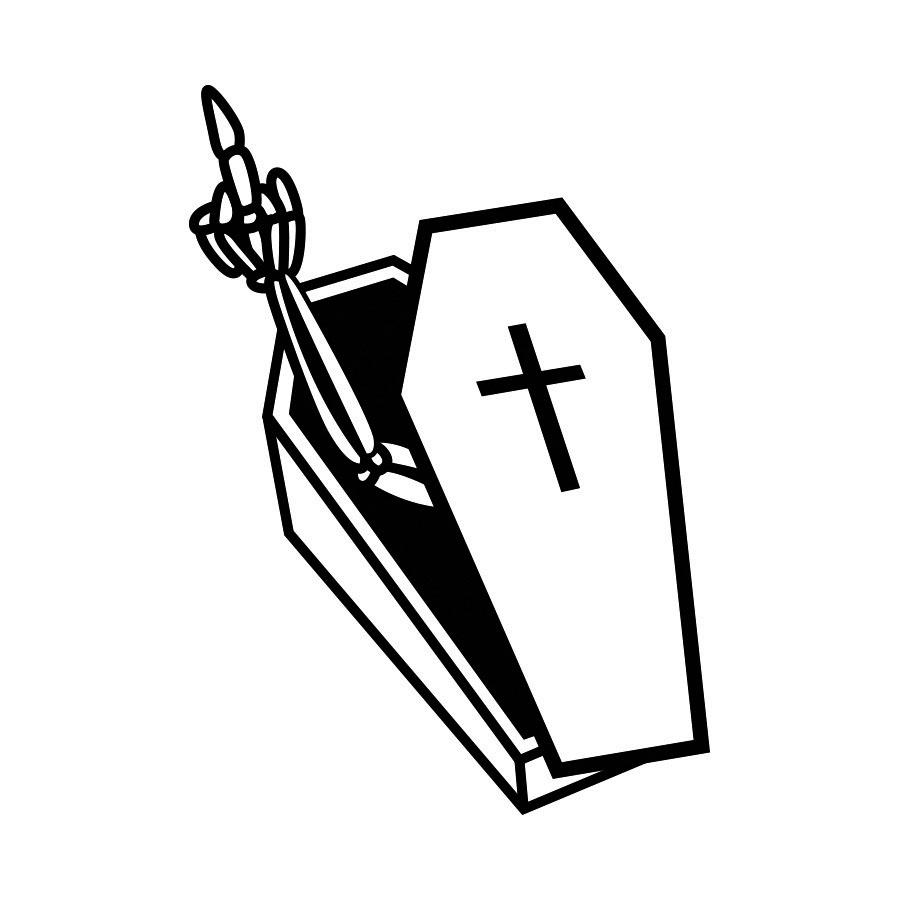 Death Finger by darealarts is a temporary tattoo from inkbox - design