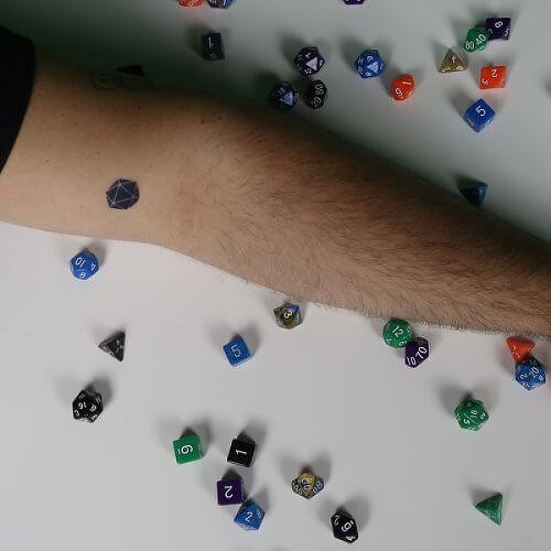 Dee Twenty by Inkbox is a Gaming & Fandom temporary tattoo from inkbox - 2