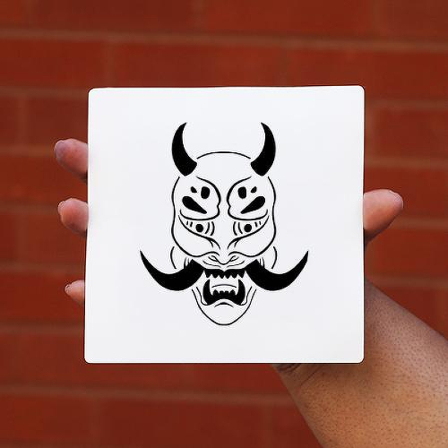 Demask by Shing Yoong is a temporary tattoo from inkbox - 0