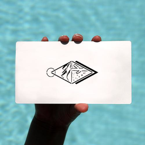 Desermi by Jennifer Hayes is a Geometric temporary tattoo from inkbox - 0