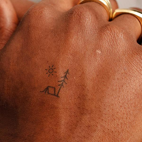 Devon by Tyler Rehberg is a Nature temporary tattoo from inkbox - 1