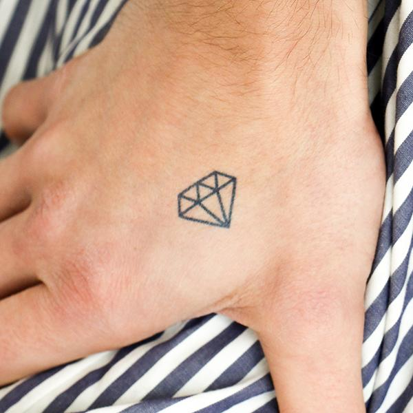Diamant by Miguel Romero is a temporary tattoo from inkbox - 0