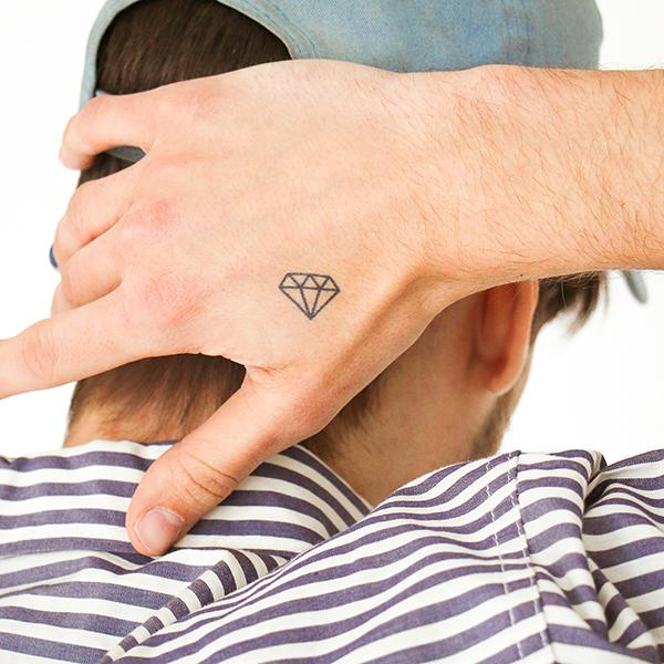Diamant by Miguel Romero is a temporary tattoo from inkbox - 1