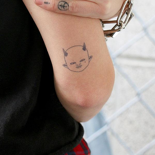 Dimitri by Post Malone is a temporary tattoo from inkbox - 2