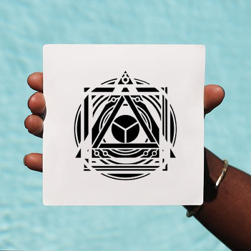 Disc by In Brightest Day is a Geometric temporary tattoo from inkbox - 0