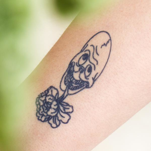 Distorted by graceneutral is a temporary tattoo from inkbox - 0