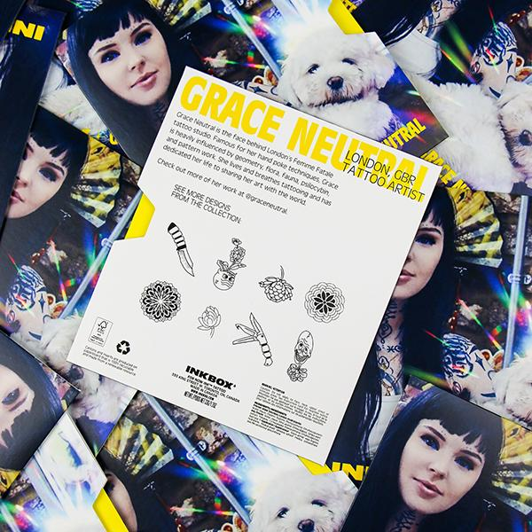 Distorted by graceneutral is a temporary tattoo from inkbox - 1