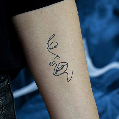 Dreaming by Marc Bonin is a Minimal temporary tattoo from inkbox - 2
