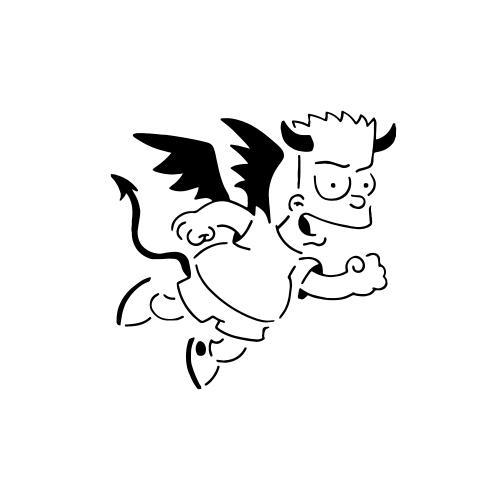 El Barto by Felipe Sena is a temporary tattoo from inkbox - design