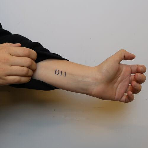 El by Inkbox is a Gaming & Fandom temporary tattoo from inkbox - 3