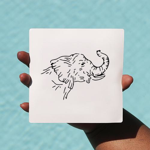 Elefantey by Britney Olivares is a Animals temporary tattoo from inkbox - 0