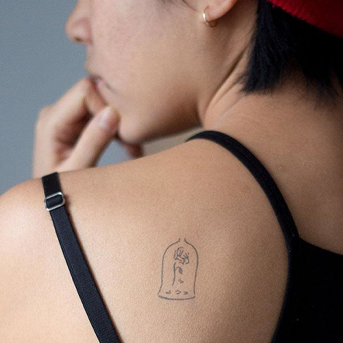 Enchanted by Miguel Romero is a Flowers temporary tattoo from inkbox - 0