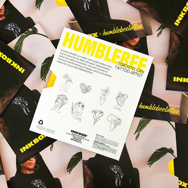 Endearing by humblebee is a temporary tattoo from inkbox - 1