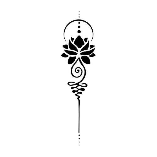 Enlightpath by Gio Santos is a Flowers temporary tattoo from inkbox - 1