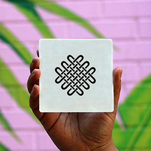 Entwine by Fatima Almuhtaram is a Geometric temporary tattoo from inkbox - 0