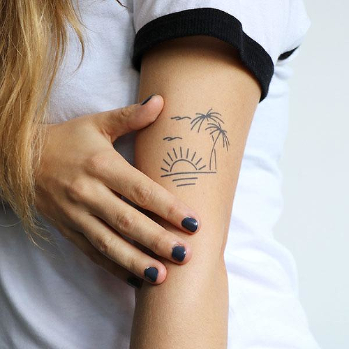 Eventide by Ignacio Hinojosa is a Nature temporary tattoo from inkbox - 0