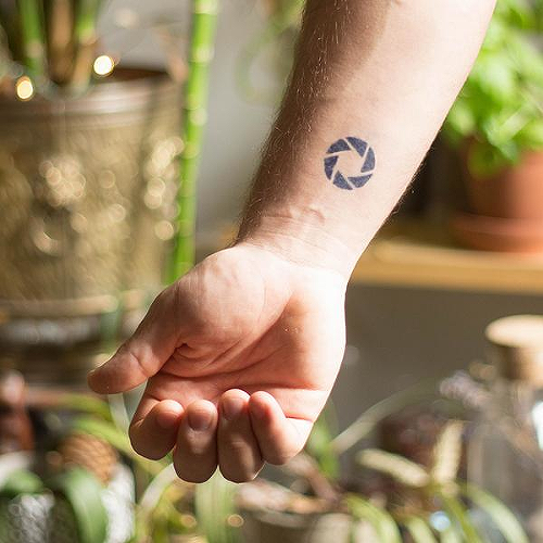 F Stop by inkbox is a Minimal temporary tattoo from inkbox - 0
