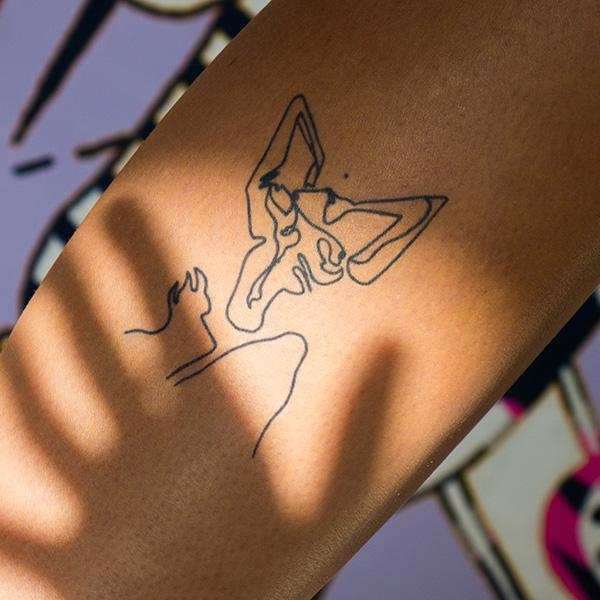 Falling In Love by Chella Man is a temporary tattoo from inkbox - 0