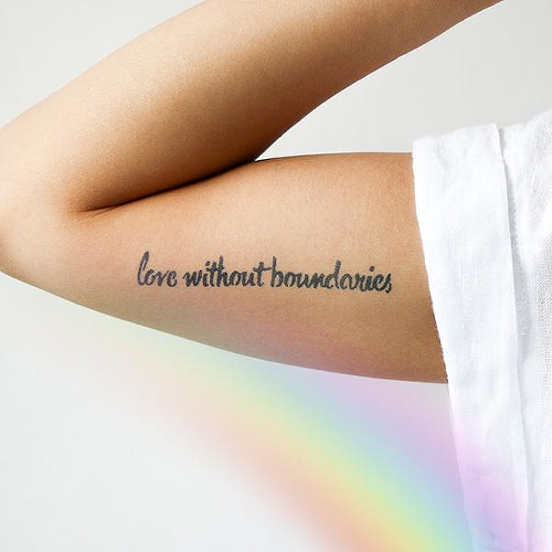 Fedelta by Tyler Rehberg is a Quotes temporary tattoo from inkbox - 0