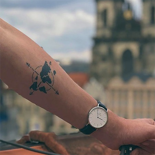 Fernweh by inkbox is a Travel temporary tattoo from inkbox - 0