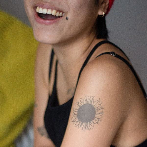 Fibonacci by inkbox is a Flowers temporary tattoo from inkbox - 0