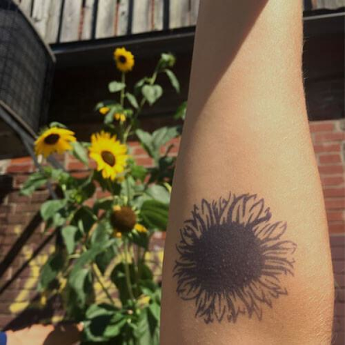Fibonacci by inkbox tattoos is a Flowers temporary tattoo from inkbox - 3
