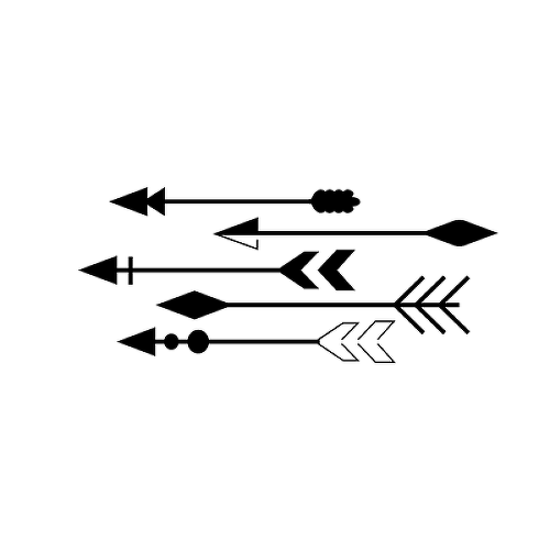 Flechas by Amairani is a Arrows temporary tattoo from inkbox - 1