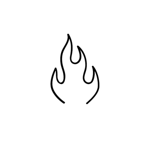 Flegomai by Chrissy DiBiasio is a Minimal temporary tattoo from inkbox - 1