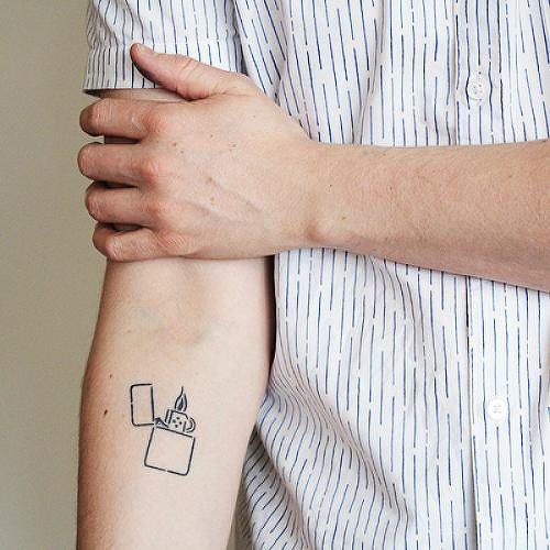 Flick It by Curt Montgomery is a temporary tattoo from inkbox - 2