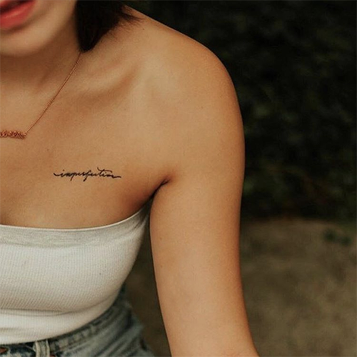 Foible by Jenny Zeng is a Words temporary tattoo from inkbox - 0