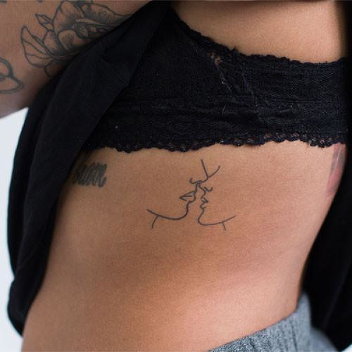 Frenchin by Curt Montgomery is a Minimal temporary tattoo from inkbox - 3