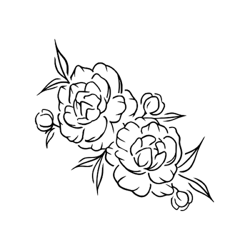 Fresco by Xixi Wang is a Flowers temporary tattoo from inkbox - 1