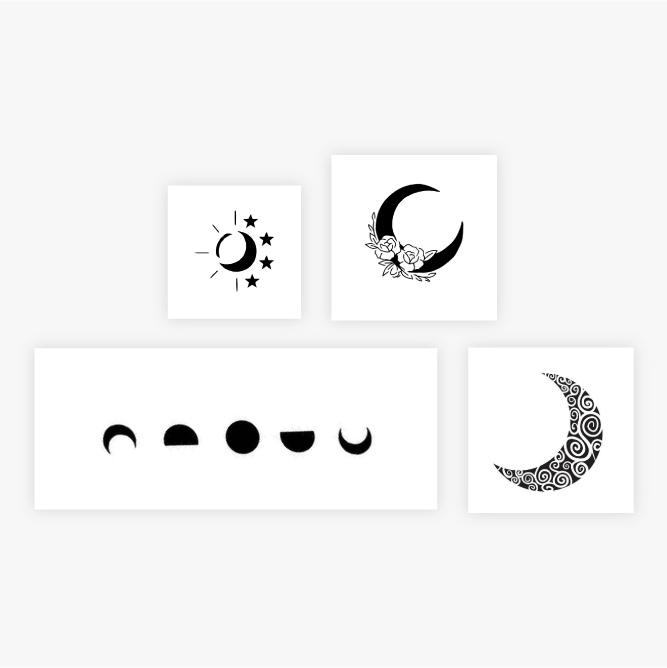 Crescent Moons by inkbox tattoos is a temporary tattoo from inkbox - 0