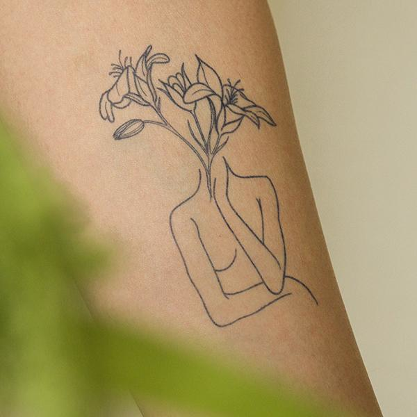 Gaiety by humblebee is a temporary tattoo from inkbox - 0