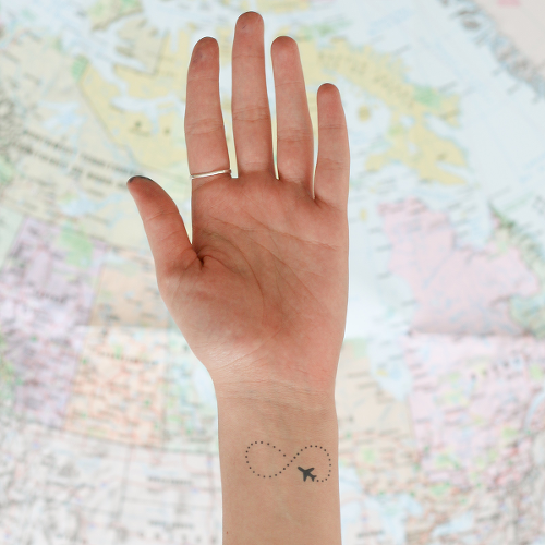 Gallivanter by Junbug is a Minimal temporary tattoo from inkbox - 0
