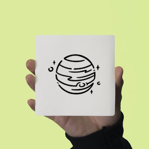 Ganymede by Natalie Mi is a Space temporary tattoo from inkbox - 1