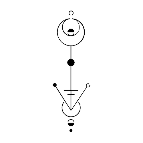 Georitual by Carsten Daub is a Arrows temporary tattoo from inkbox - 1