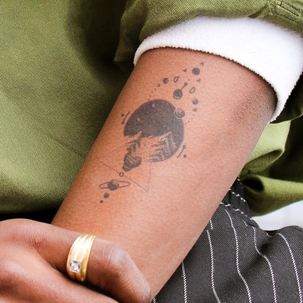 Geospace by Carsten Daub is a temporary tattoo from inkbox - 0