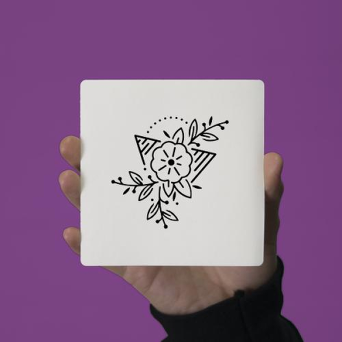 Giza by Rafael Tato is a Flowers temporary tattoo from inkbox - 0