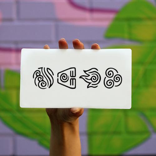 Godai by Geige Silver is a Nature temporary tattoo from inkbox - 0