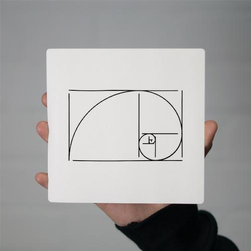 Golden Ratio by Carsten Daub is a Geometric temporary tattoo from inkbox - 0