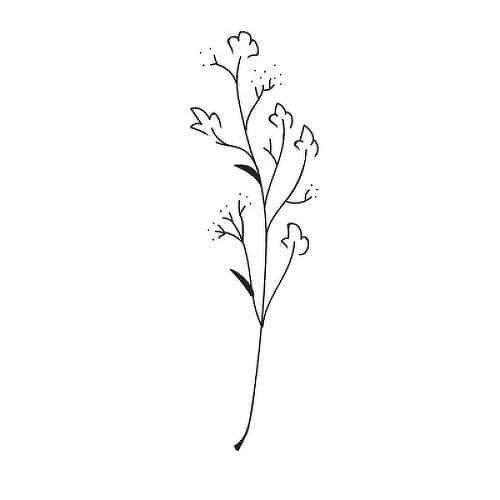 Gossypium by inkbox is a Flowers temporary tattoo from inkbox - 1