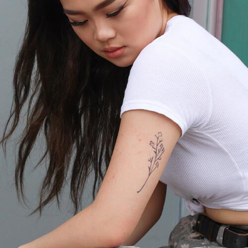 Gossypium by inkbox is a Flowers temporary tattoo from inkbox - 2