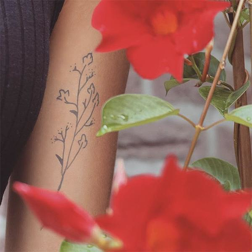 Gossypium by inkbox is a Flowers temporary tattoo from inkbox - 3