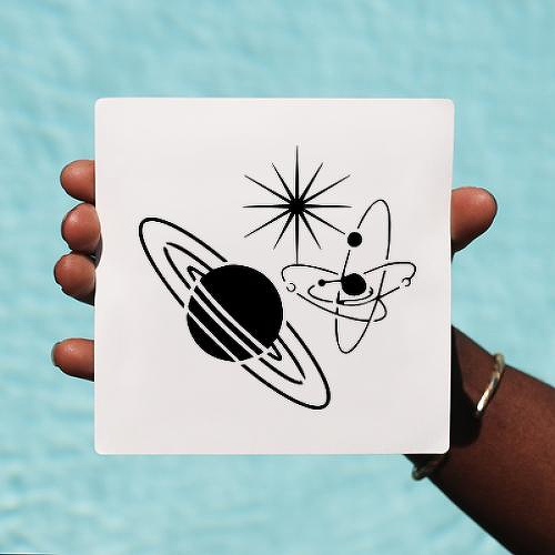 Gravitational by Federica Foti is a Space temporary tattoo from inkbox - 0
