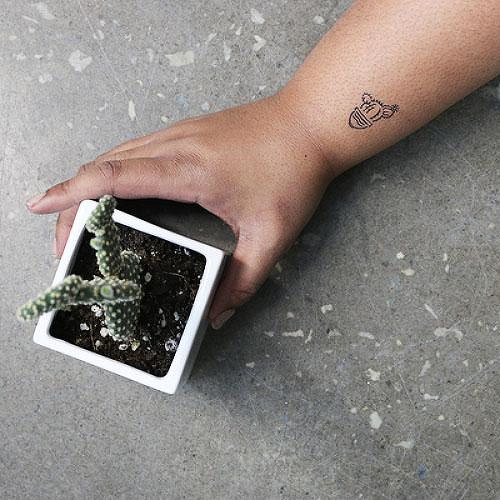 Gymno by Marion is a Flowers temporary tattoo from inkbox - 0