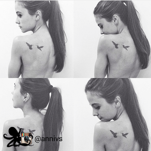 Halcyon by Felipe Sena is a Animals temporary tattoo from inkbox - 1