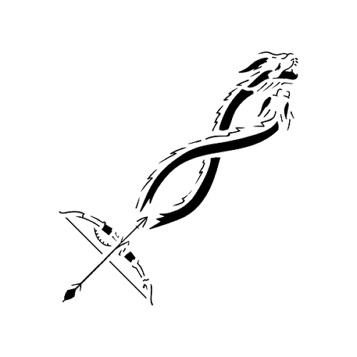 Hanzo by Felipe Sena is a Arrows temporary tattoo from inkbox - 1