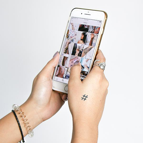 Hashtag by Sean Parker is a Random temporary tattoo from inkbox - 0