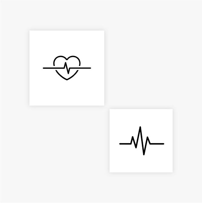 Heartbeat by inkbox tattoos is a temporary tattoo from inkbox - 0